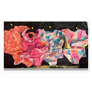 NEW Girls Swimsuit bikini lot Size 3T